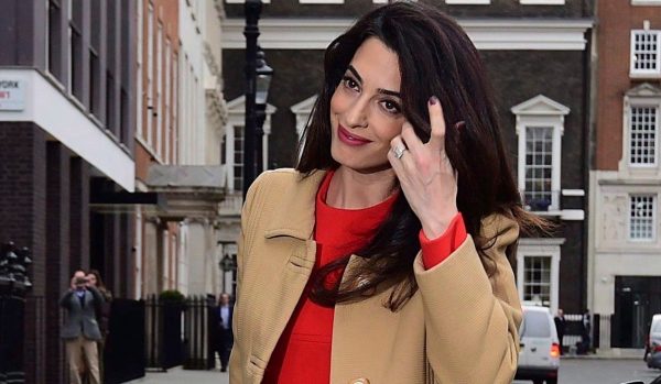 Αμάλ,Κλούνεϊ,Νέα,Υόρκη,δίδυμα,Ελα,Αλεξάντερ,Φωτογραφίζονται,πρώτη,φορά