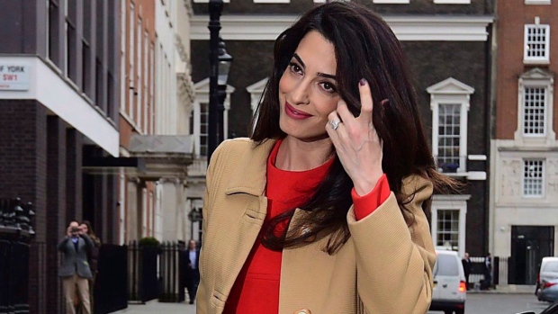 Αμάλ,Κλούνεϊ,Νέα,Υόρκη,δίδυμα,Ελα,Αλεξάντερ,Φωτογραφίζονται,πρώτη,φορά