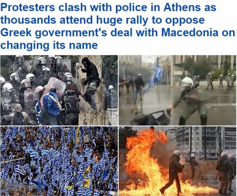 Πως είδαν τα διεθνή ΜΜΕ το χθεσινό συλλαλητήριο για την Μακεδονία και την αντίδραση των Ελλήνων στη Συμφωνία των Πρεσπών, AllTimeClassic