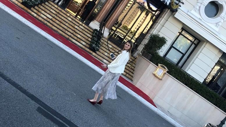 Την Αθηνά Ωνάση συνάντησαν ο Δημήτρης Οικονόμου και η αλεξία Κουλούρη στο Μονακό