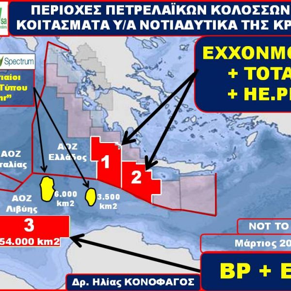 Σφίγγει ο κλοιός επενδύσεων πετρελαϊκών κολοσσών νοτιοδυτικά της Κρήτης- ΕΝΙ & ΒΡ στο παιχνίδι.Ηλίας Κονοφάγος,AllTimeClassic