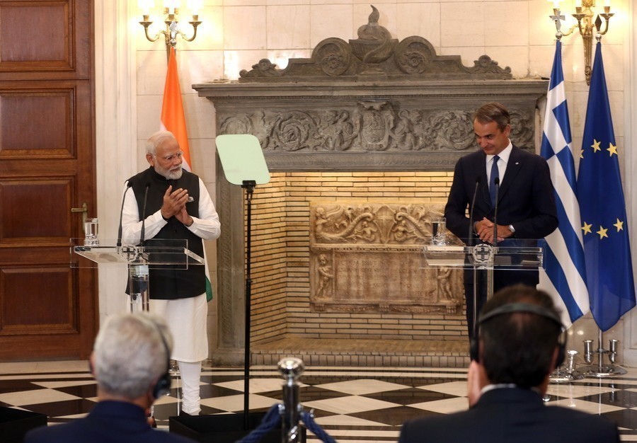 Μόντι-Μητσοτάκης,συνάντηση,Μέγαρο Μαξίμου,alltimeclassic