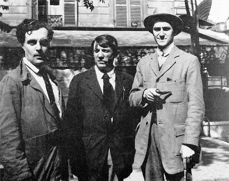 Modigliani,_Picasso_and_André_Salmon.Alltimeclassic.net